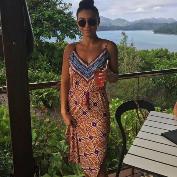 Tigerlily Dresses & Skirts - TIGERLILY Paldan Stretch Slip Midi Dress RRP$199
